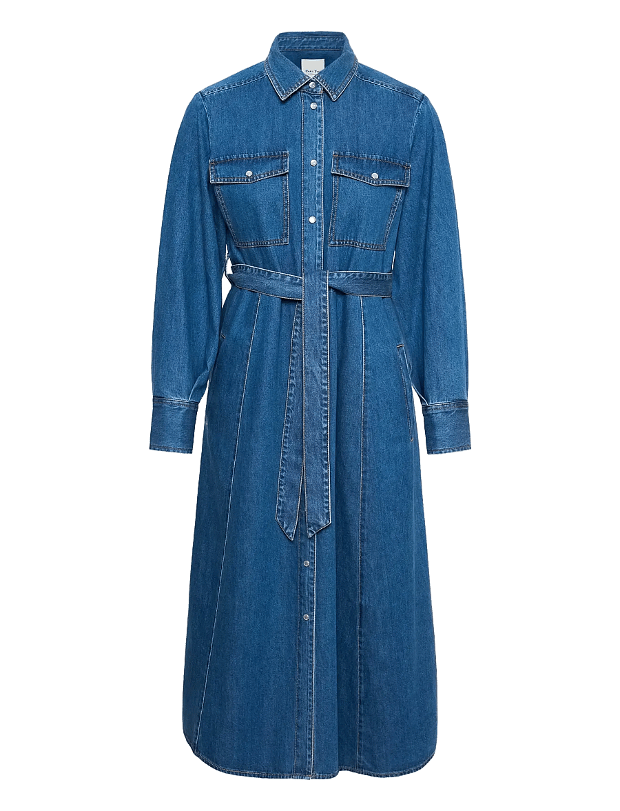 Part Two - PolenkaPW DR - hemdkleider - medium blue denim - 1