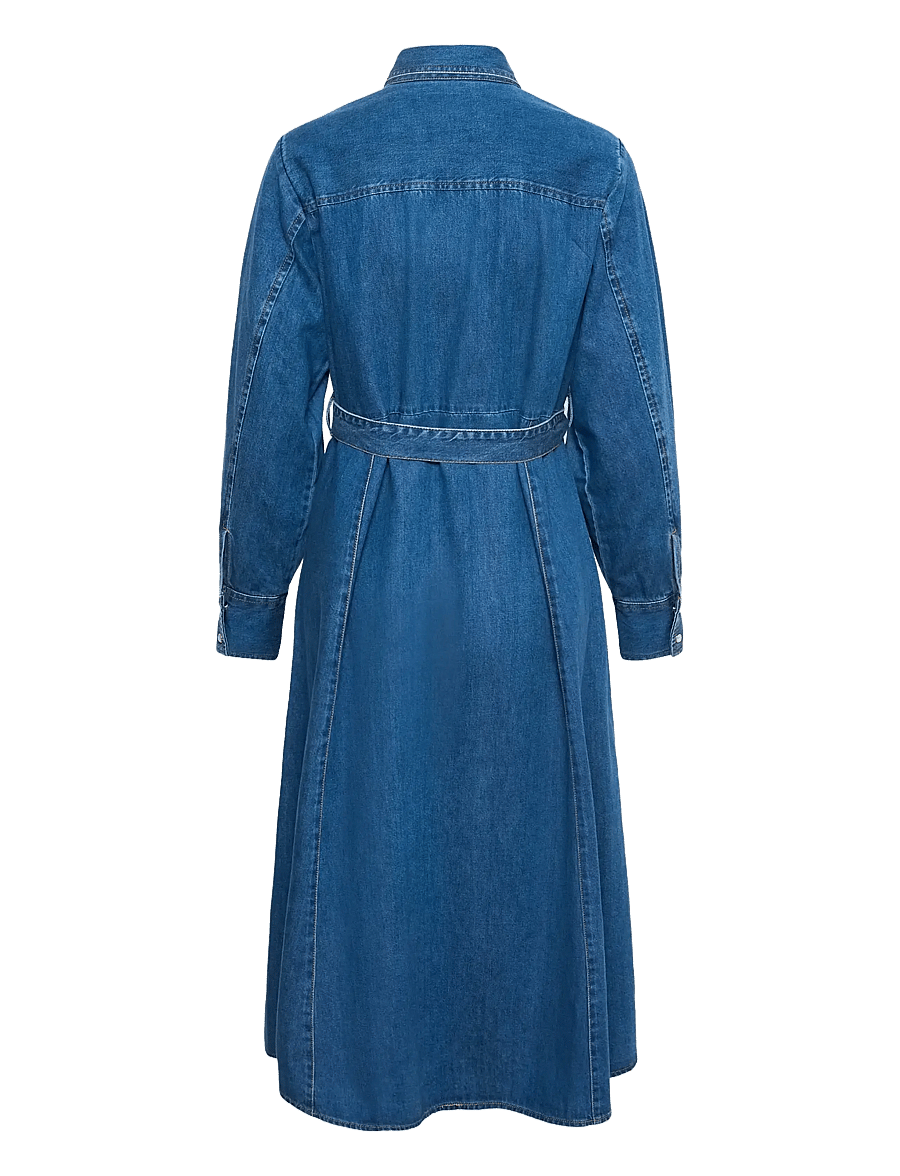 Part Two - PolenkaPW DR - hemdkleider - medium blue denim - 2