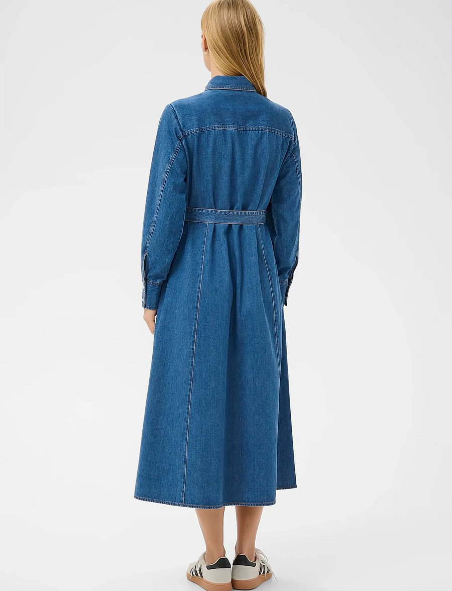 Part Two - PolenkaPW DR - hemdkleider - medium blue denim - 4