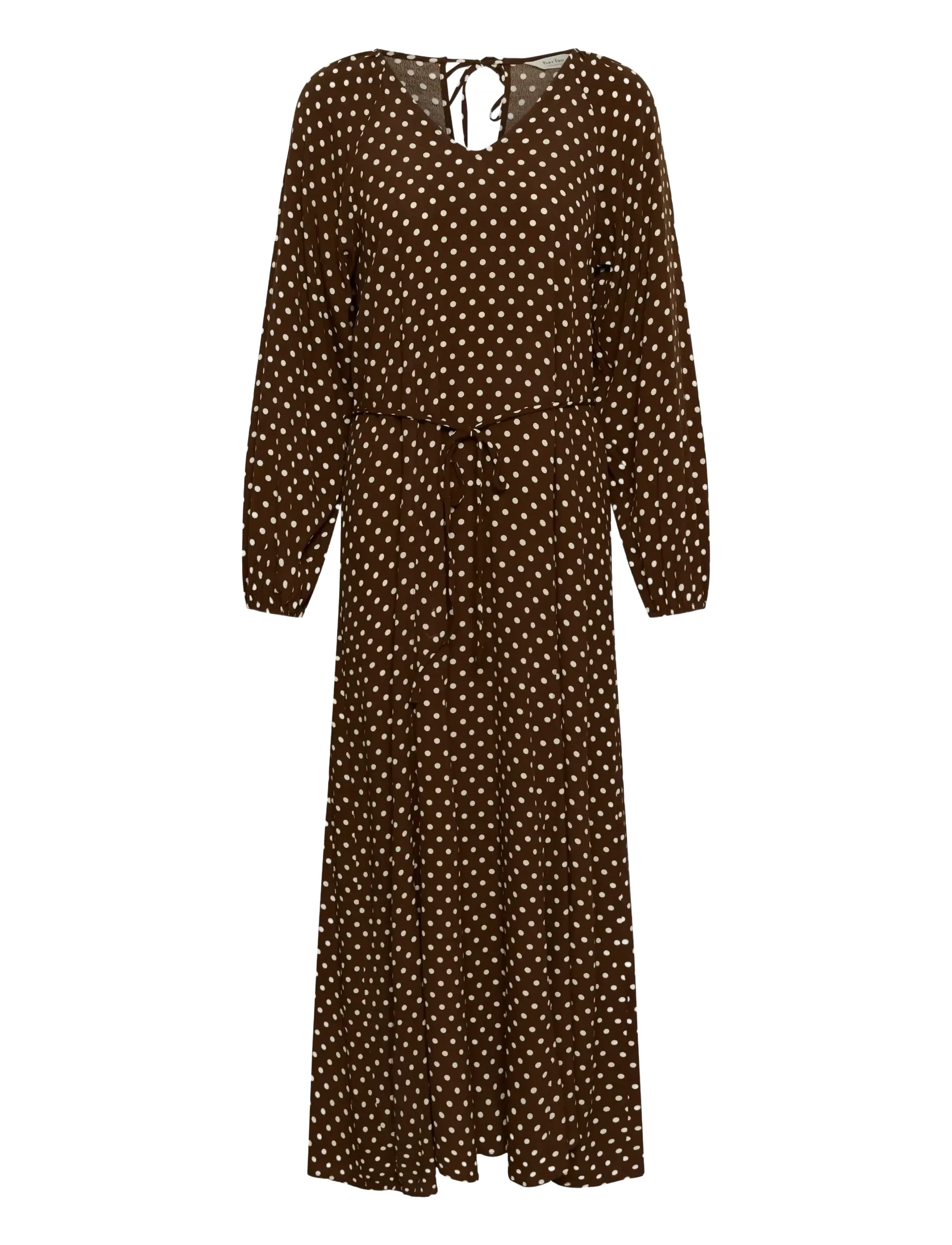 Part Two - RosalinePW DR - maksikleidid - downtown brown dot print - 1