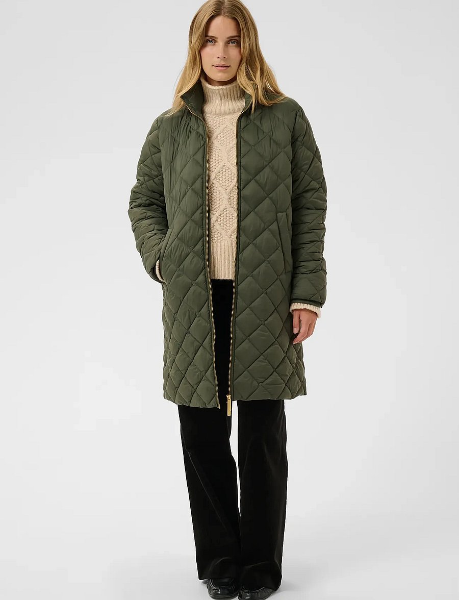 Part Two - OlilanaPW Outerwear - winterjacken - beetle - 0