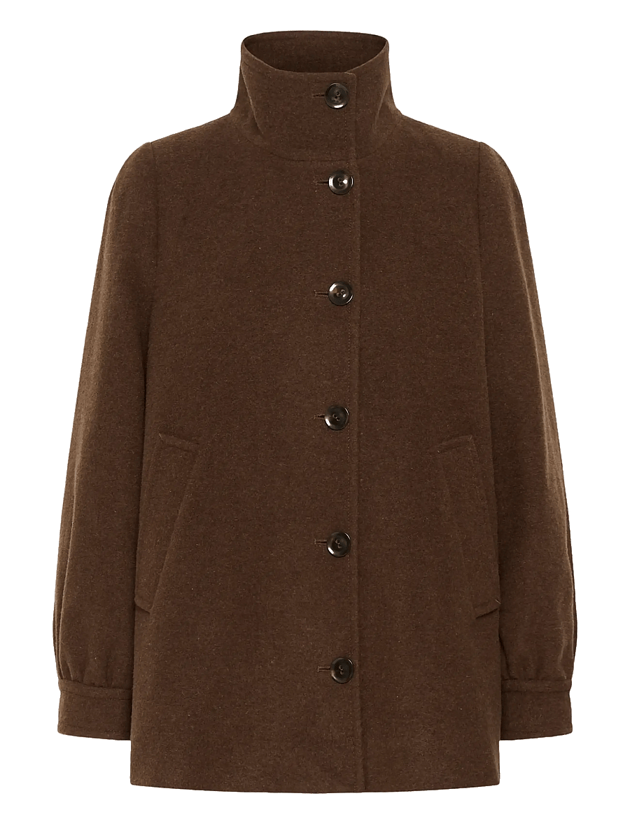 Part Two - CeciliaPW OTW - winter jacket - downtown brown melange - 1