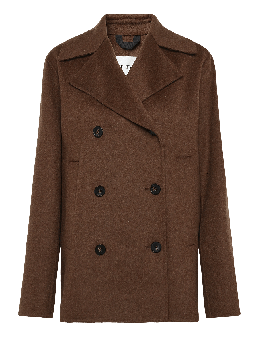 Part Two - CelenePW Outerwear - ulljackor - downtown brown melange - 0