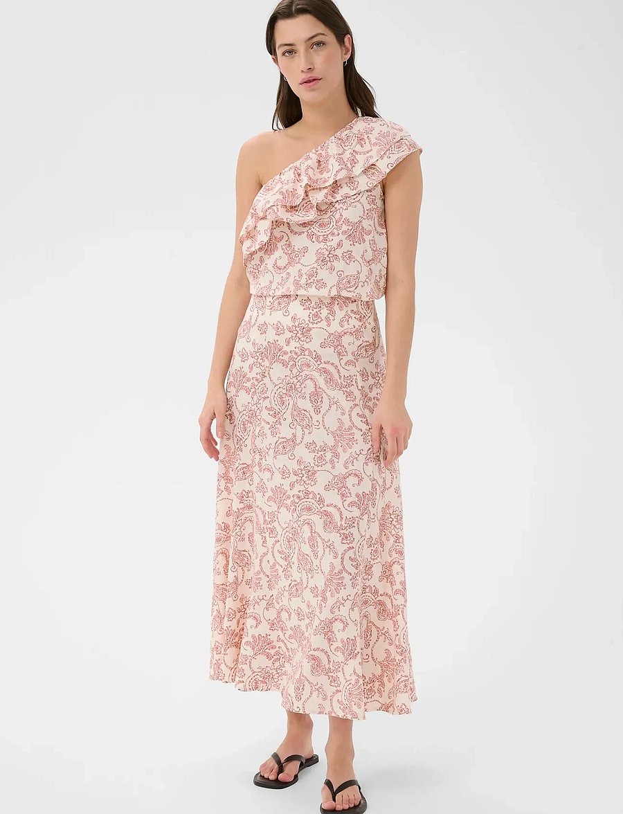 Part Two - BrendaPW Top - sleeveless blouses - peach blossom dot paisley - 3
