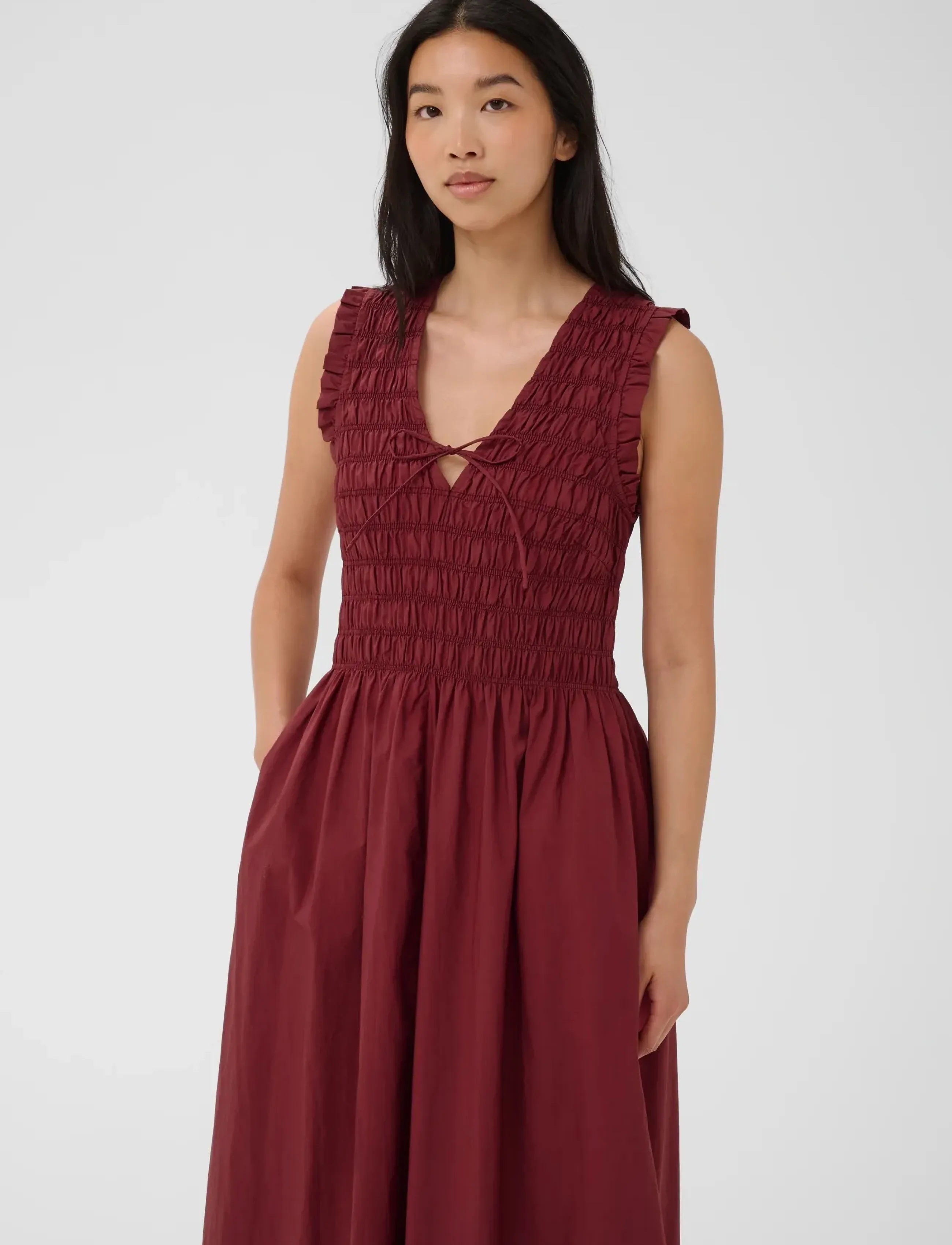 Part Two - BorgnettePW Dress - sommarklänningar - burnt russet - 4
