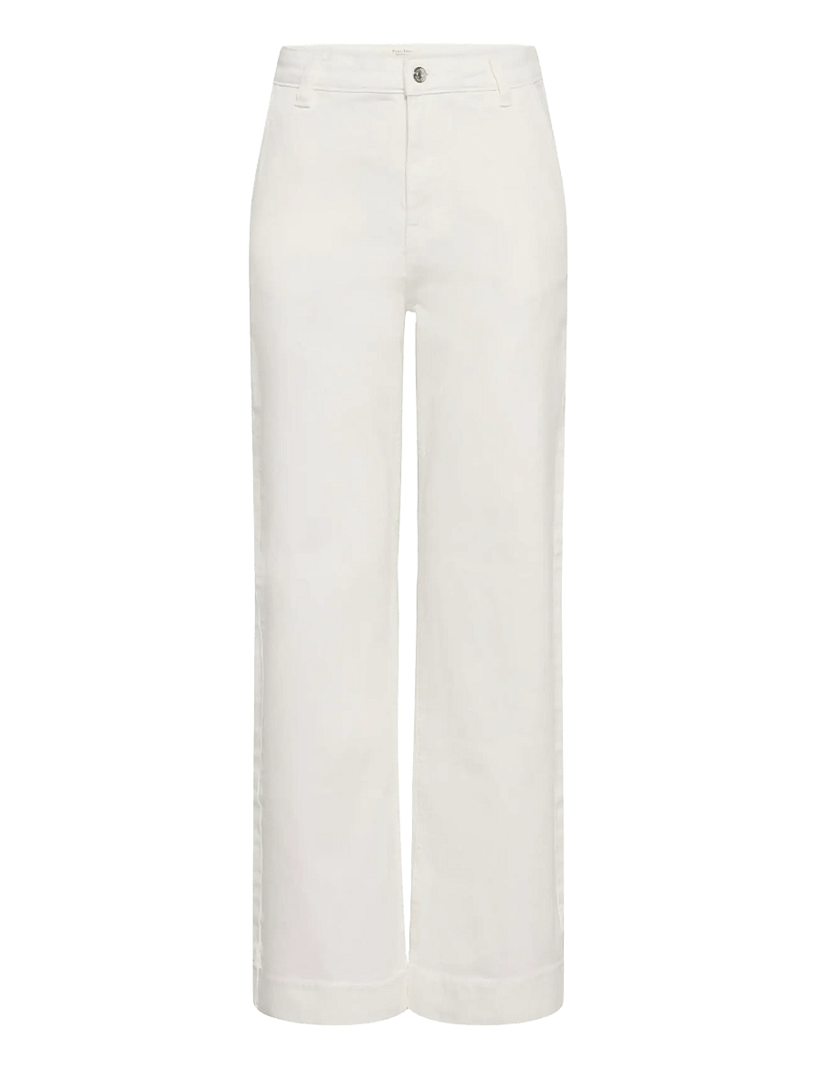 Part Two - BarbaPW JE - vida byxor - bright white - 1