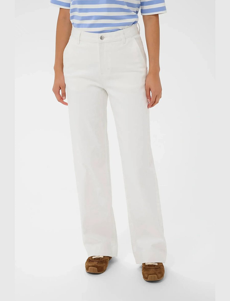 Part Two - BarbaPW JE - vida byxor - bright white - 0