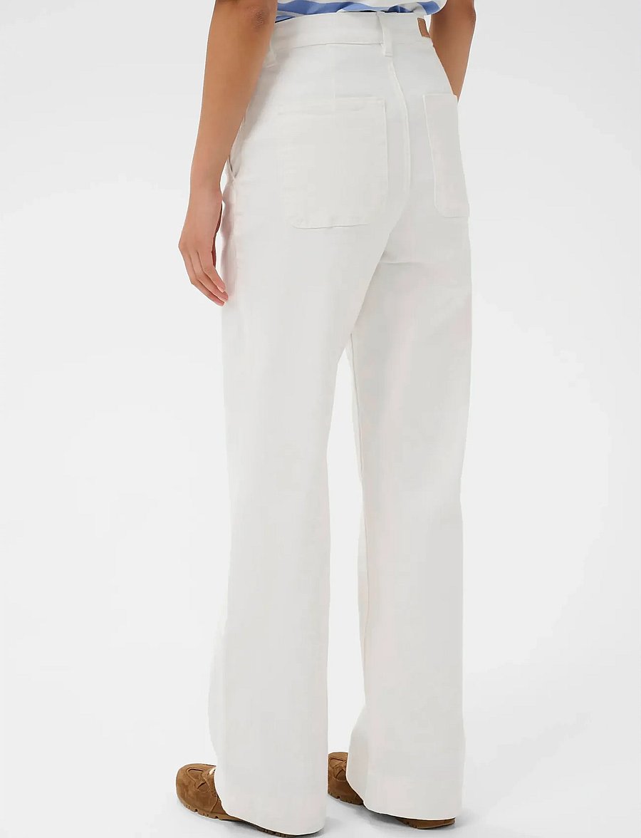 Part Two - BarbaPW JE - vida byxor - bright white - 4