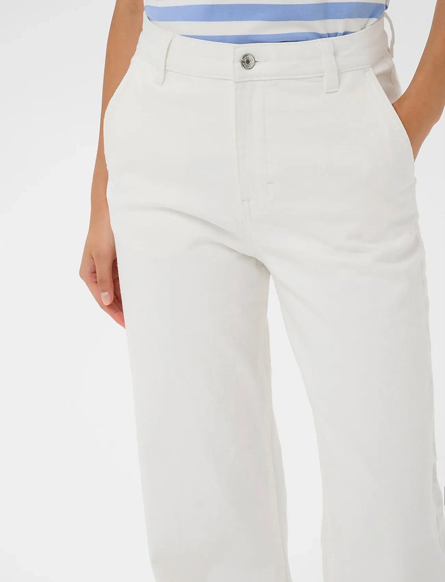 Part Two - BarbaPW JE - vida byxor - bright white - 5