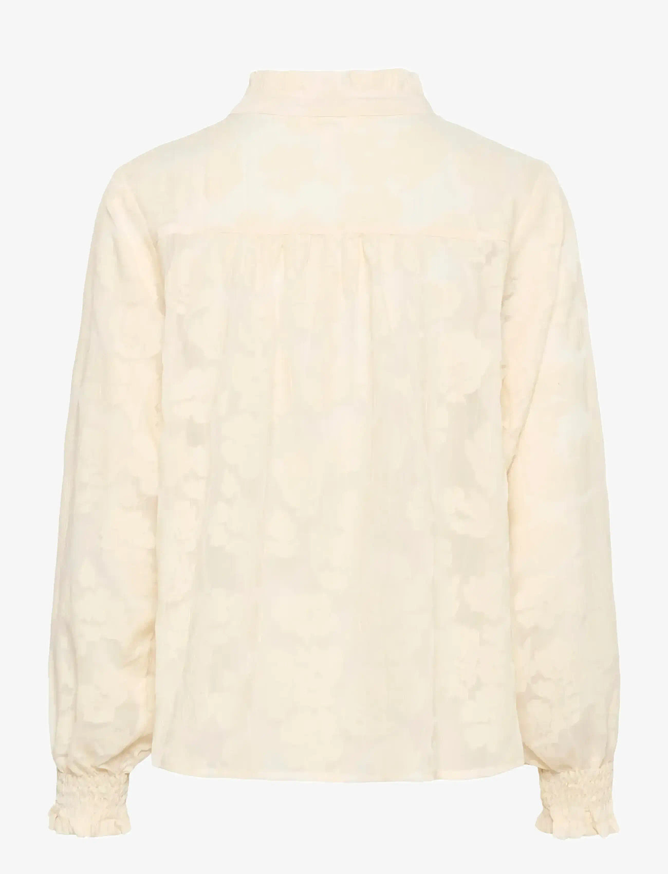 Part Two - ZayanPW BL - långärmade blusar - whisper white blurred flower - 2