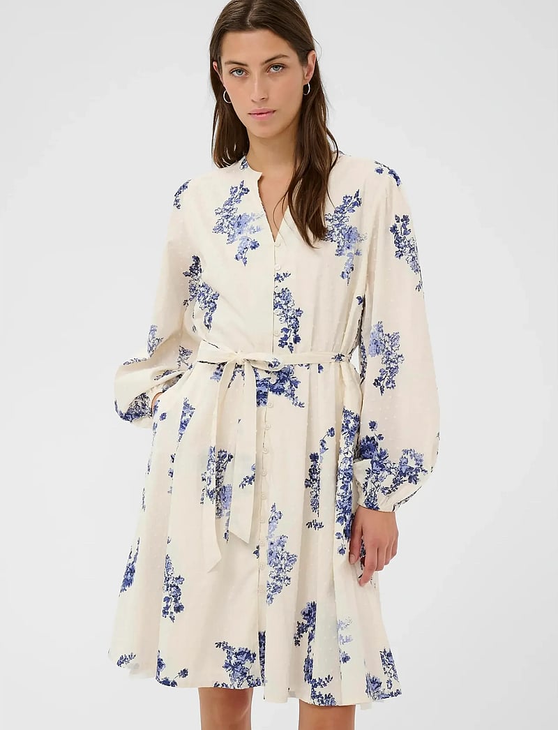 Part Two - AviraPW DR - sommarklänningar - blue shadow flower print - 0