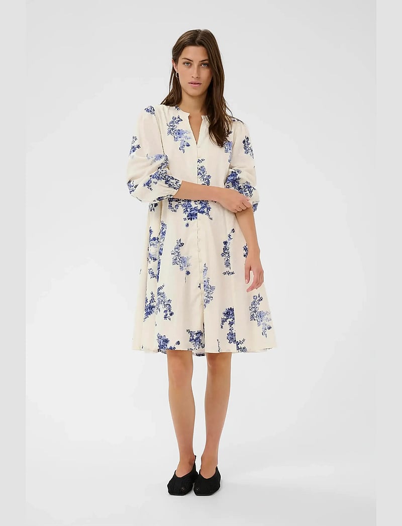 Part Two - AviraPW DR - sommarklänningar - blue shadow flower print - 3