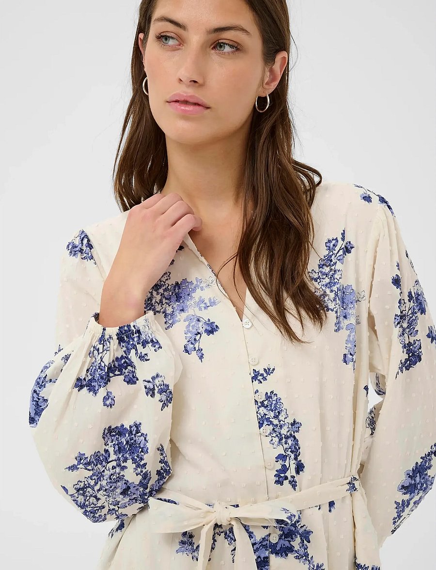 Part Two - AviraPW DR - suvekleidid - blue shadow flower print - 5
