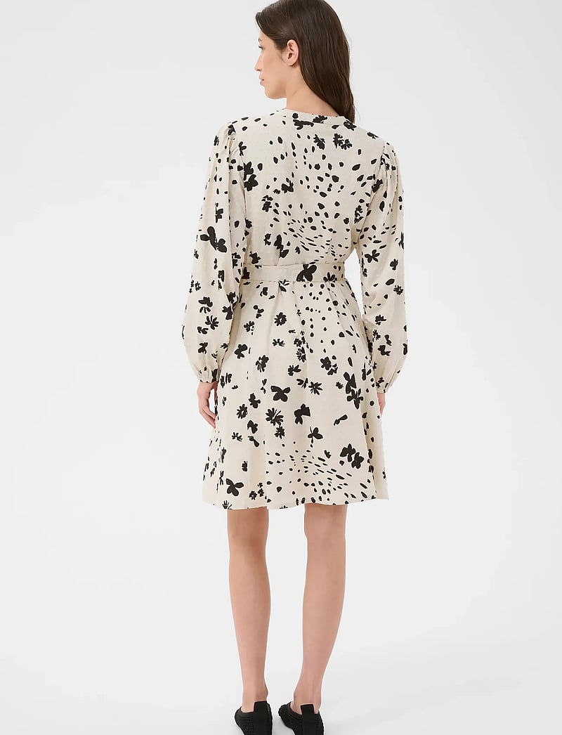 Part Two - AviraPW DR - sommarklänningar - black dot flower print - 4