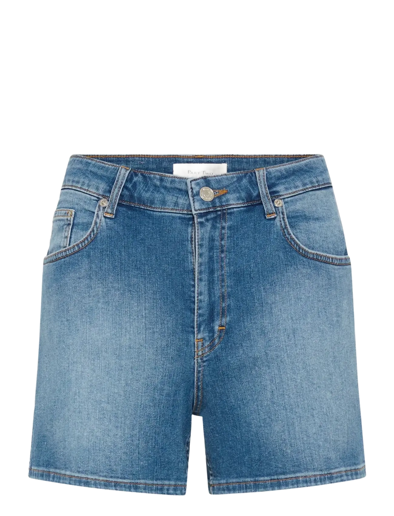 Part Two BerinPW Shorts - Vaatteet - MEDIUM BLUE DENIM / blue