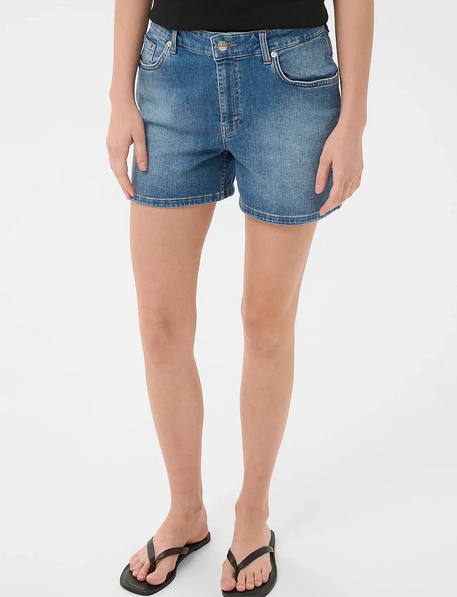 Part Two - BerinPW Shorts - jeansshorts - medium blue denim - 3