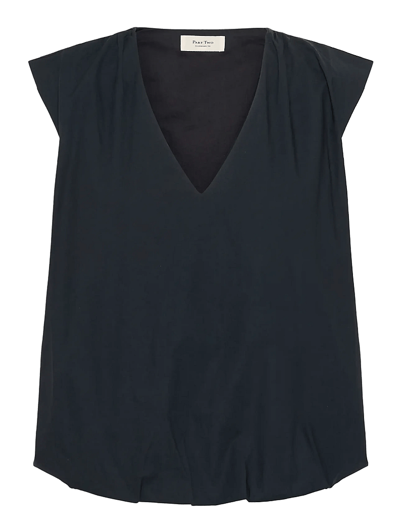 Part Two - DidiPW TO - kortærmede bluser - dark navy - 1