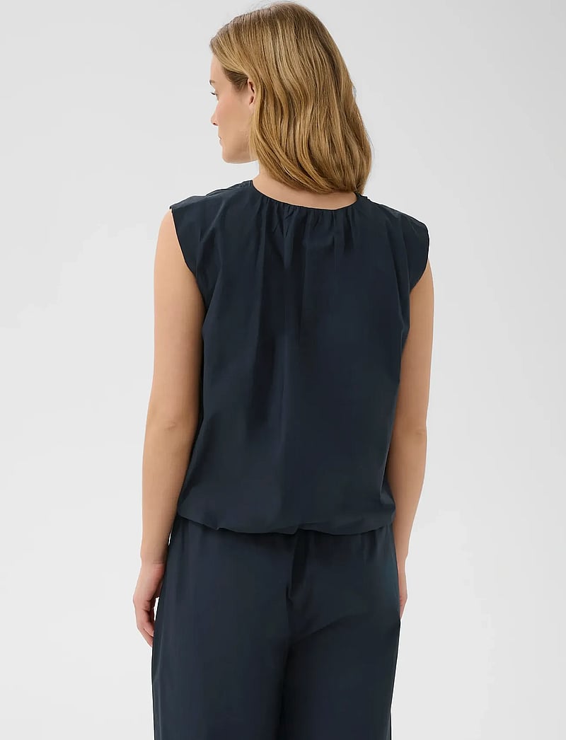 Part Two - DidiPW TO - kortærmede bluser - dark navy - 3