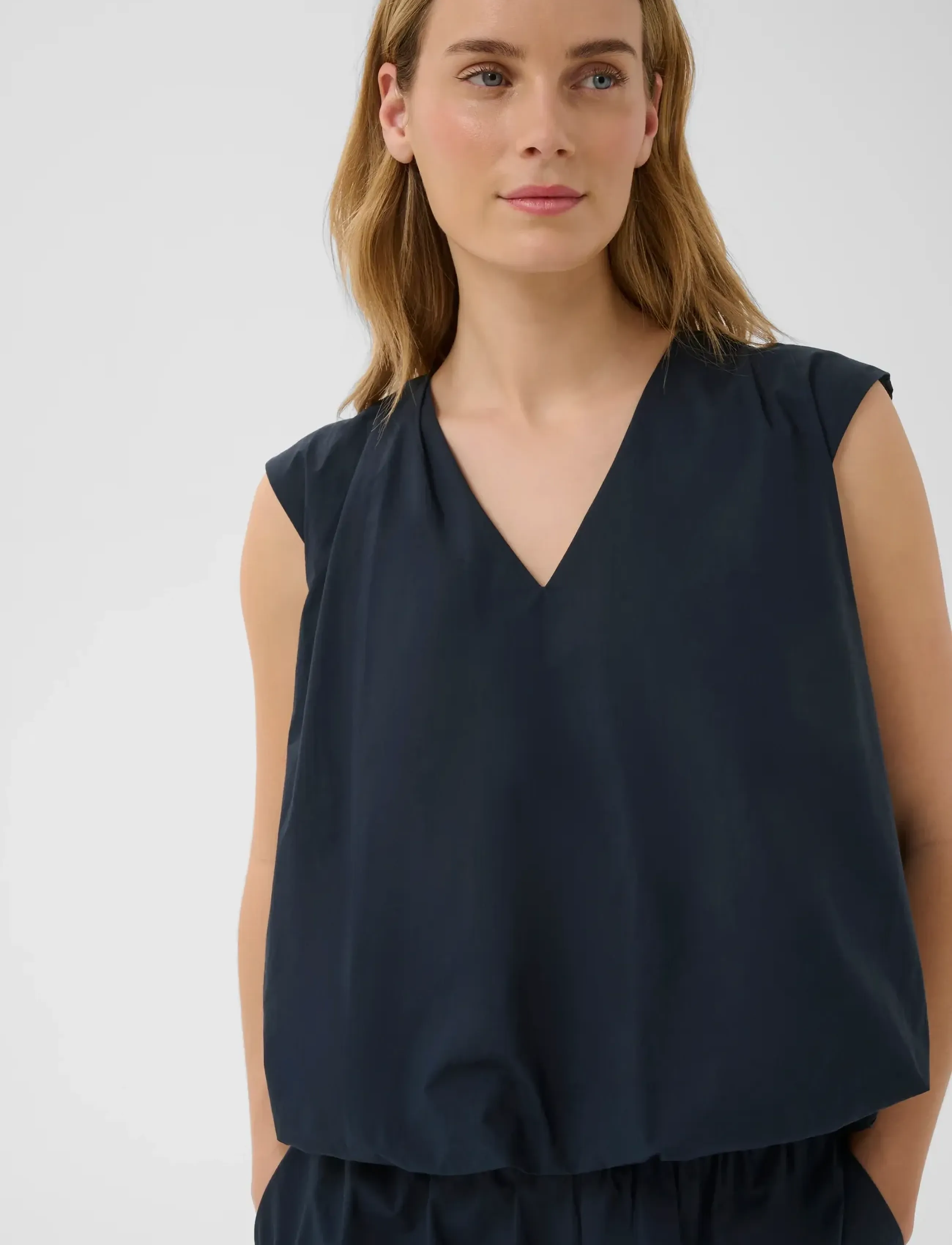 Part Two - DidiPW TO - short-sleeved blouses - dark navy - 4
