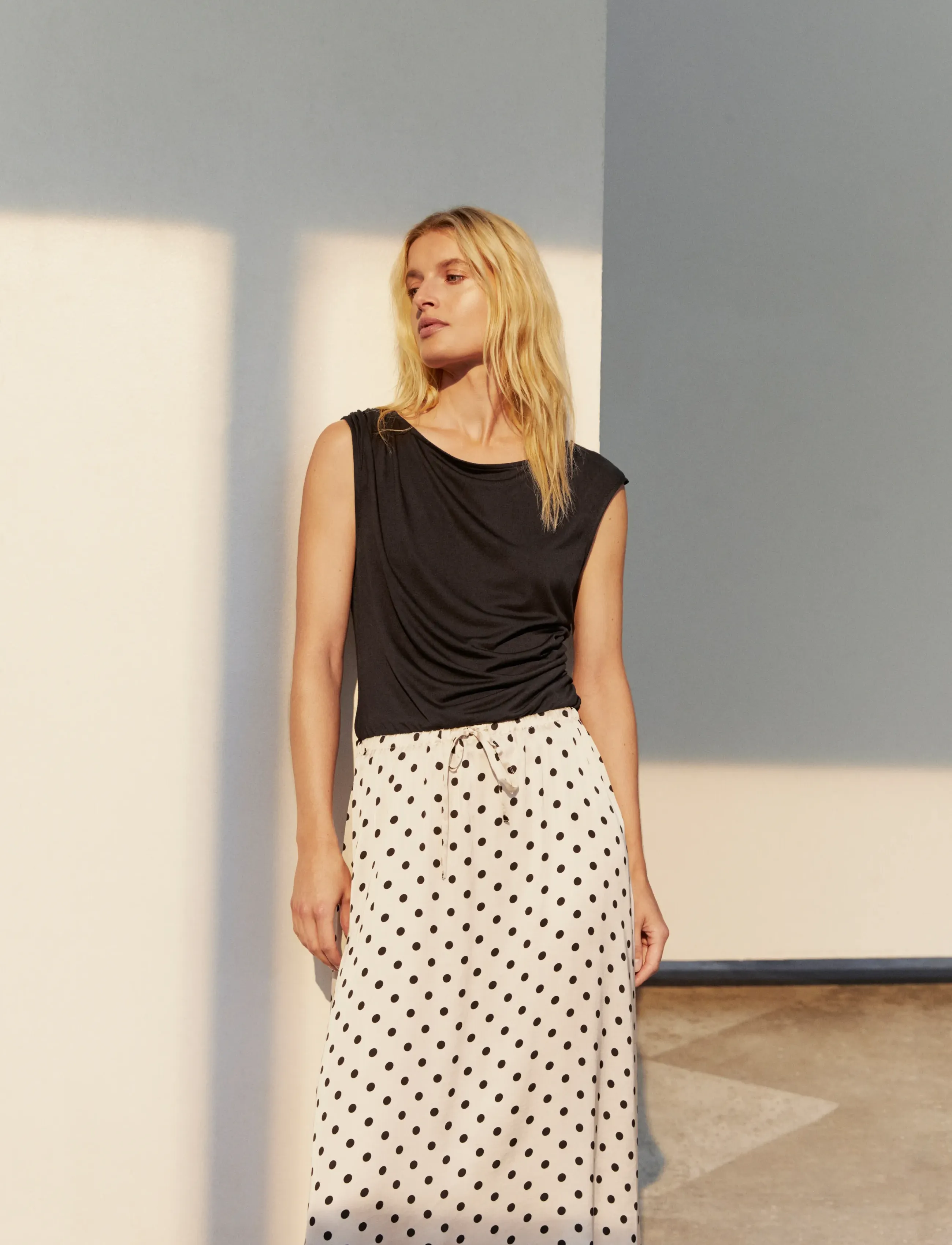 Part Two DonePW SK - Röcke - BLACK DOT / cream