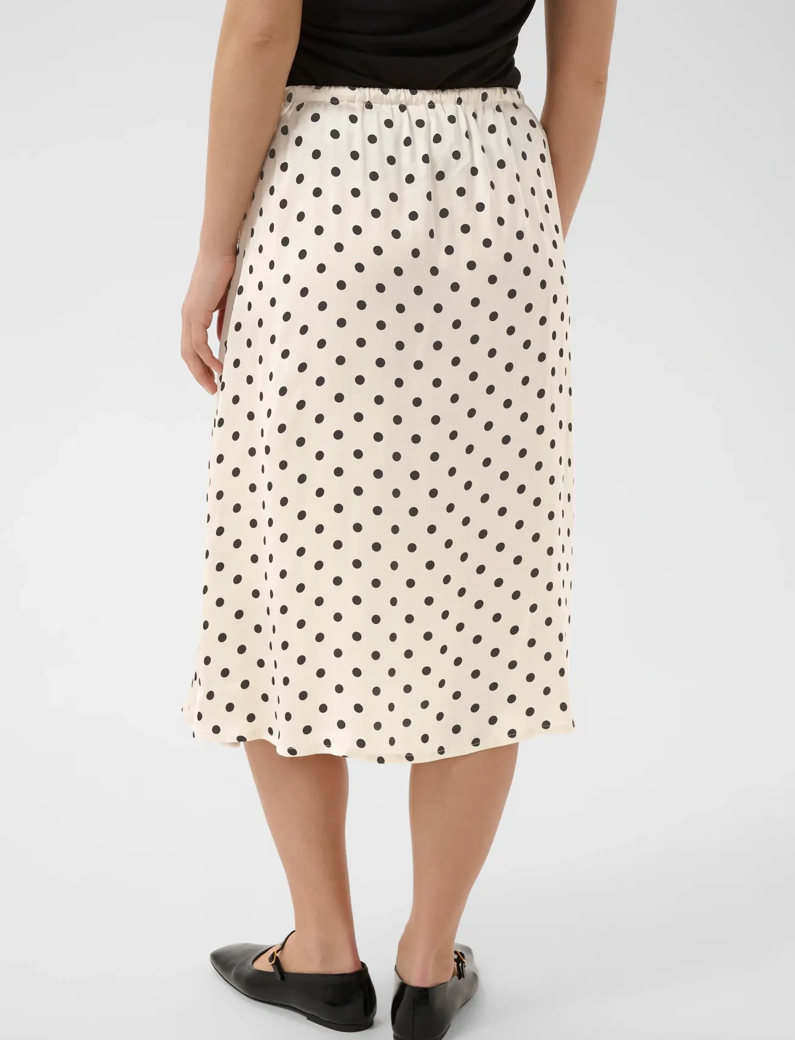 Part Two - DonePW SK - midi kjolar - black dot - 4