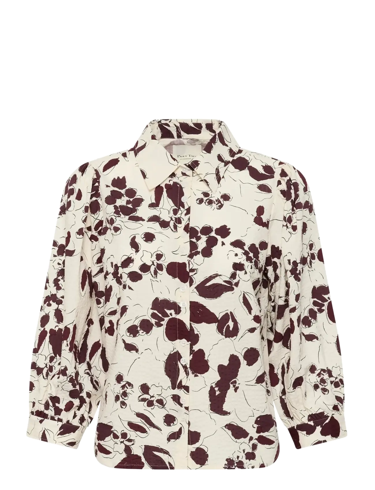 Part Two AnaisPW SH - Clothing - FIG ARTFLOWER PRINT / cream