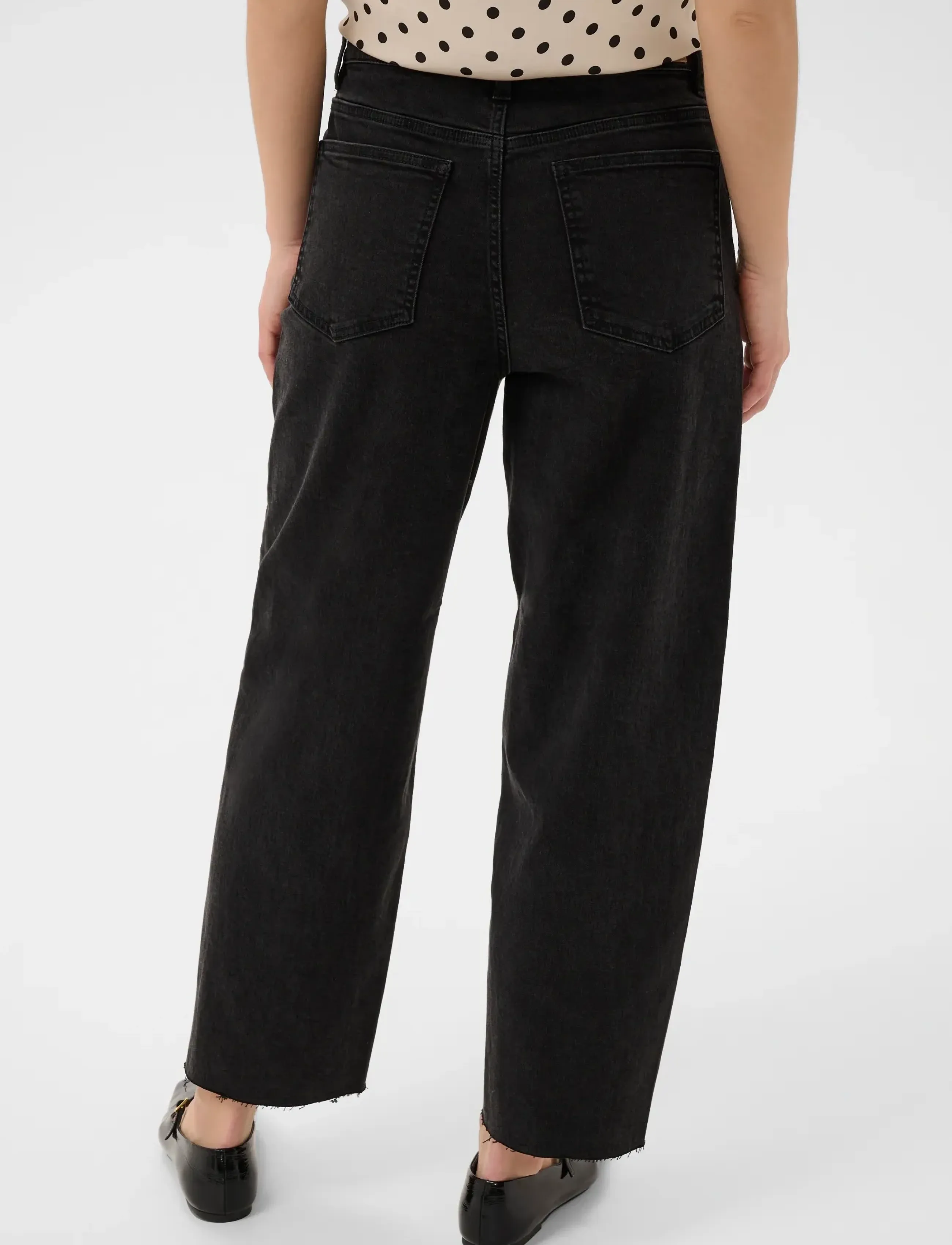 Part Two - AdelenaPW JE - barrel džinsi - black denim - 4