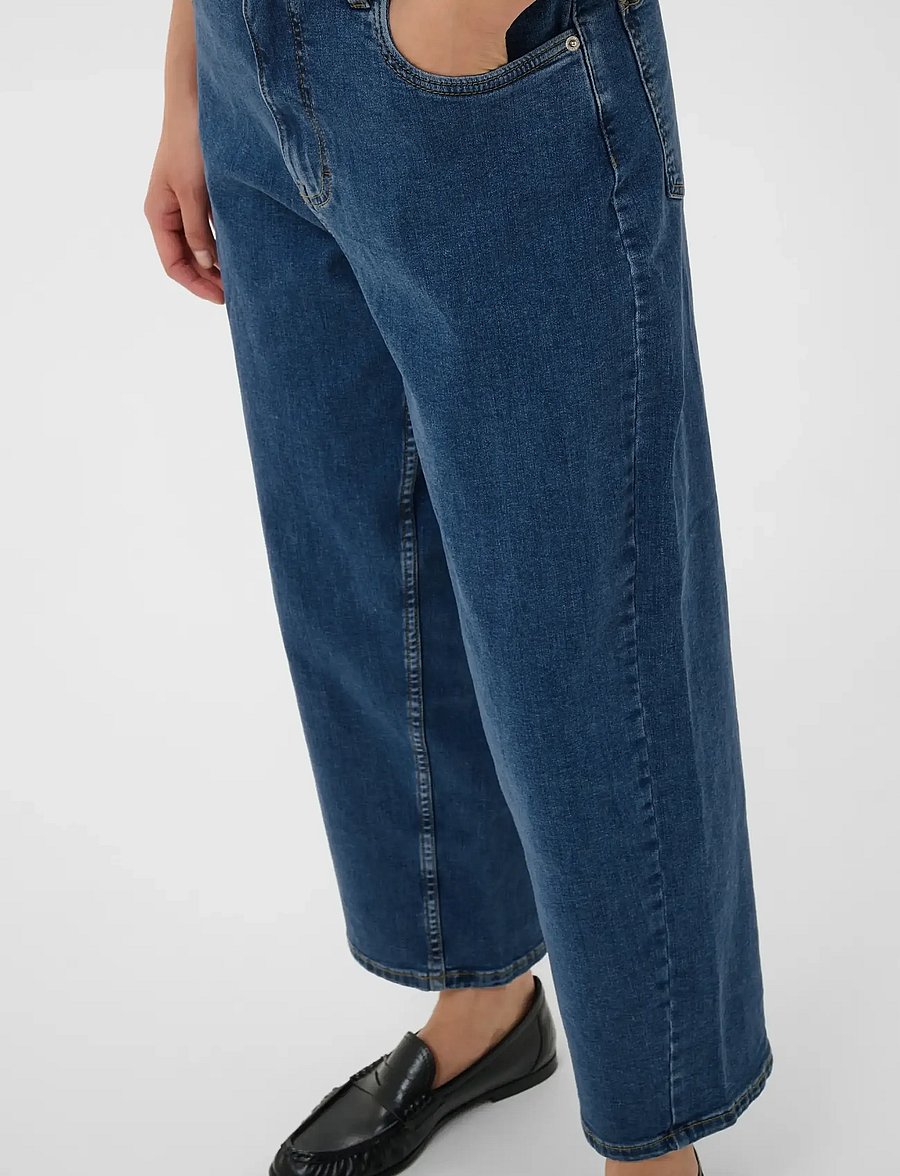 Part Two - AdelenaPW Jeans - barrel jeans - medium dark blue denim - 5