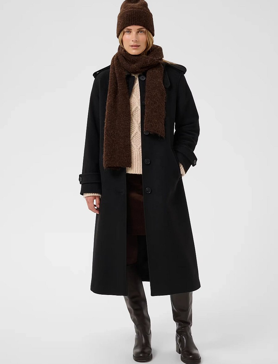 Part Two - SveaPW Scarf - talvesallid - downtown brown melange - 0