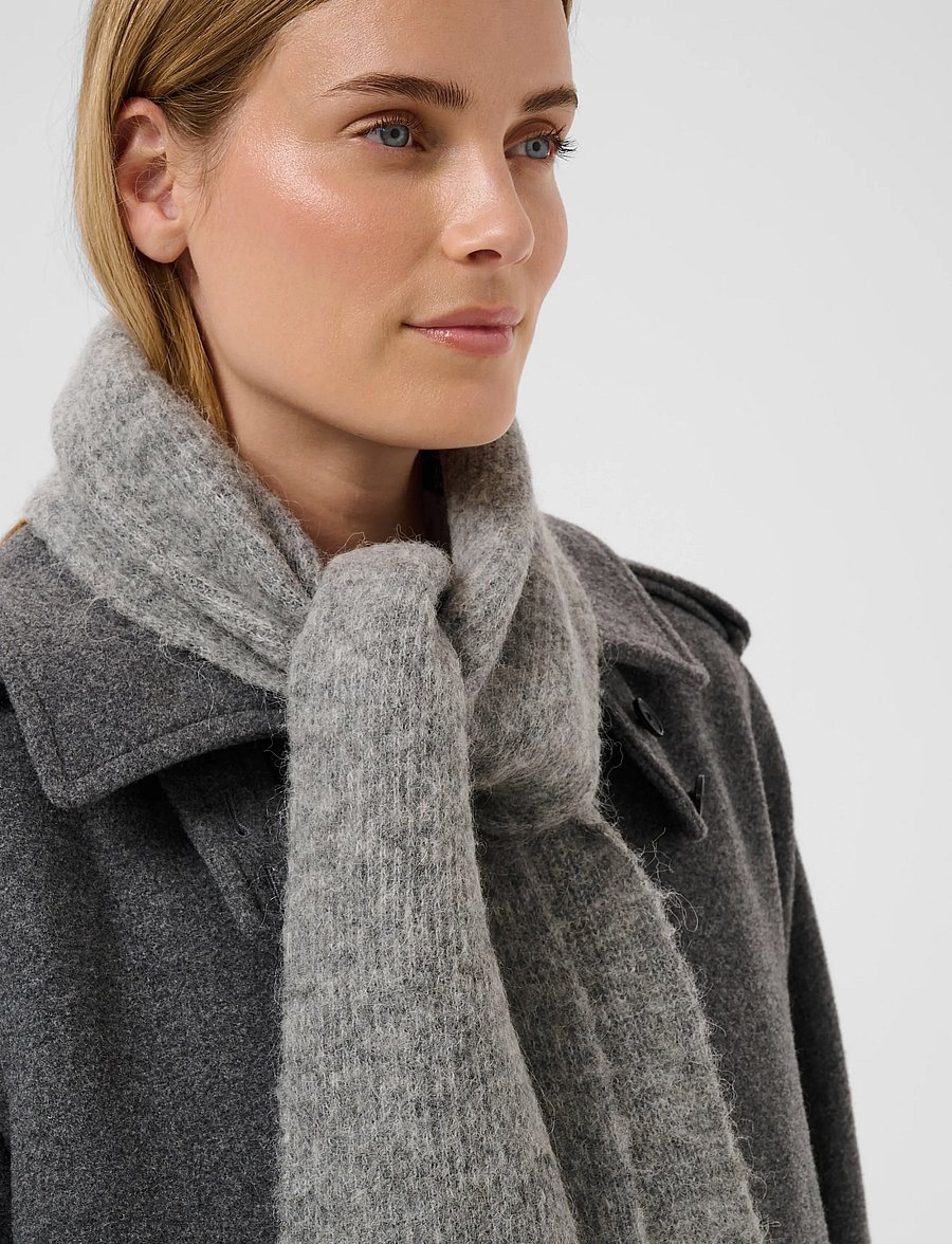 Part Two - SveaPW Scarf - halstørklæder - grey melange - 2
