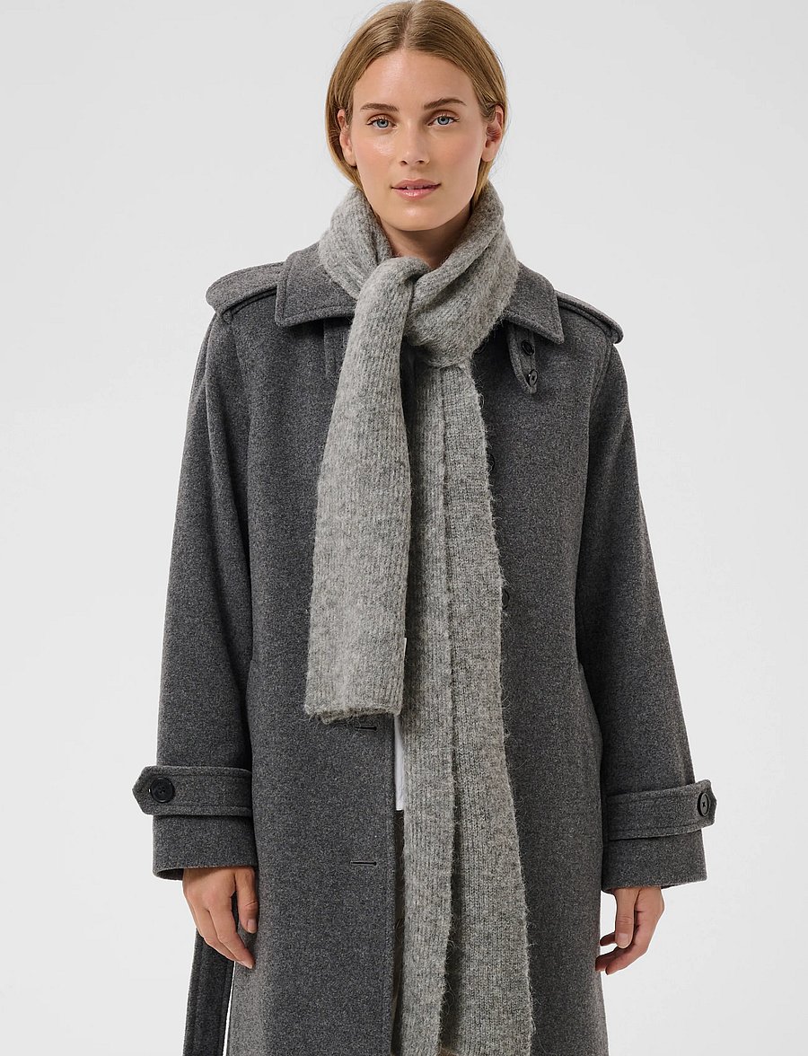 Part Two - SveaPW Scarf - halstørklæder - grey melange - 3