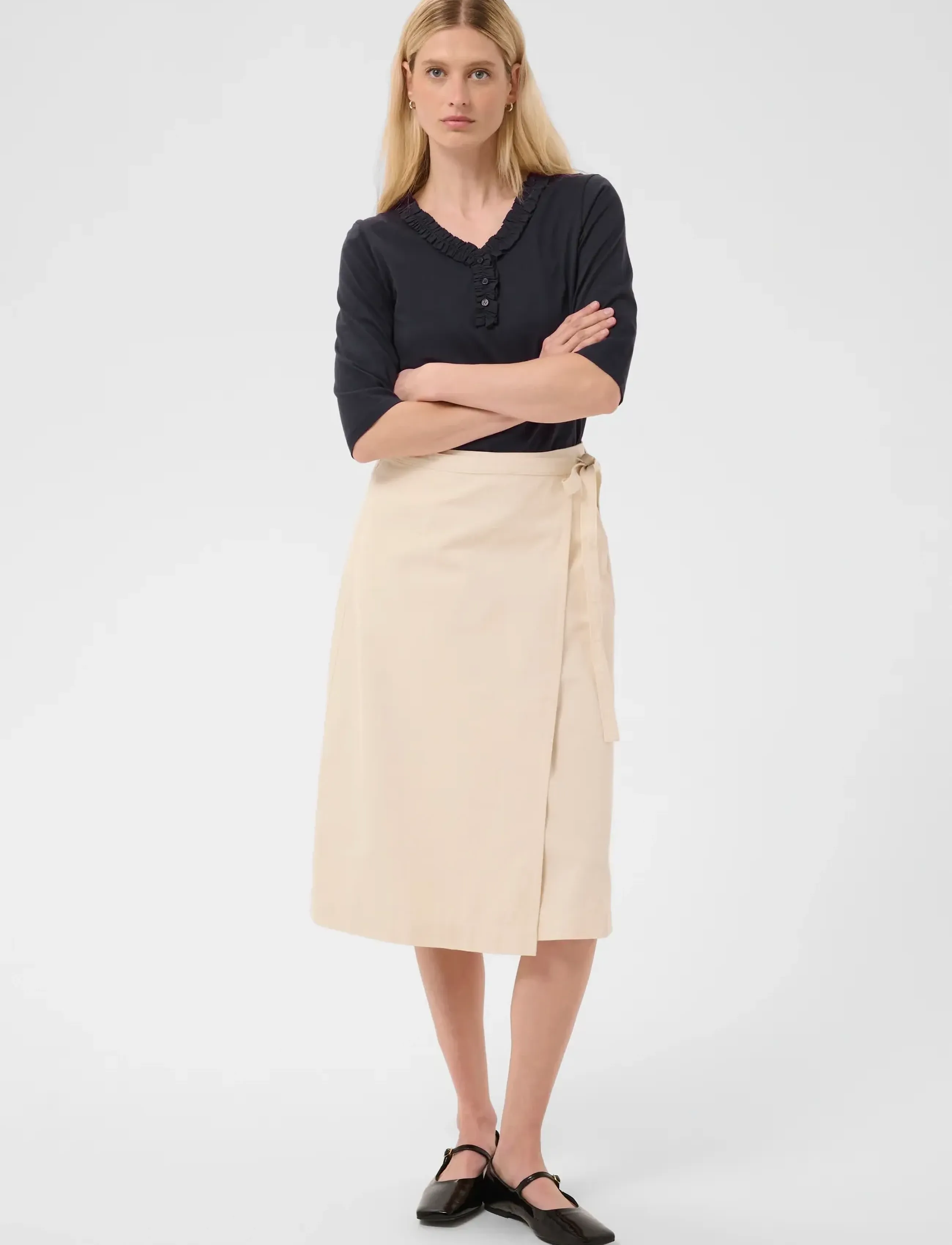 Part Two - DalillaPW TS - langerma blússur - dark navy - 3