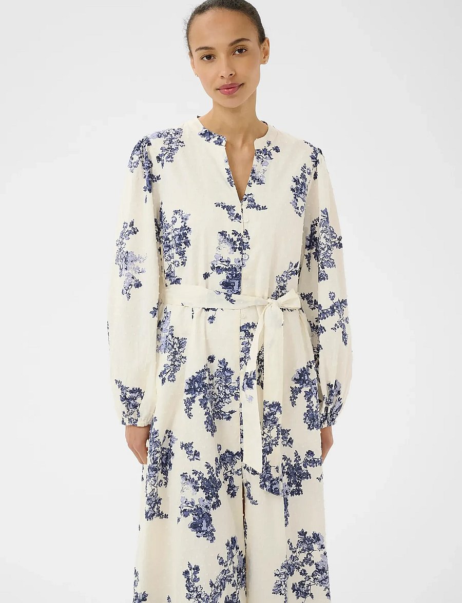 Part Two - AviranaPW DR - sommerkjoler - blue shadow flower print - 3