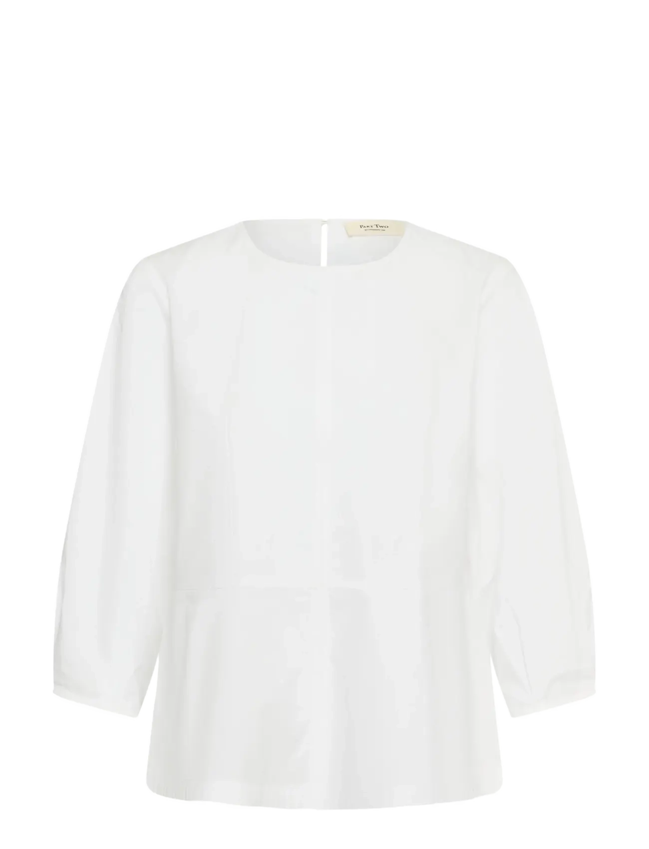 Part Two - CharinaPW Blouse - langärmelige blusen - bright white - 1