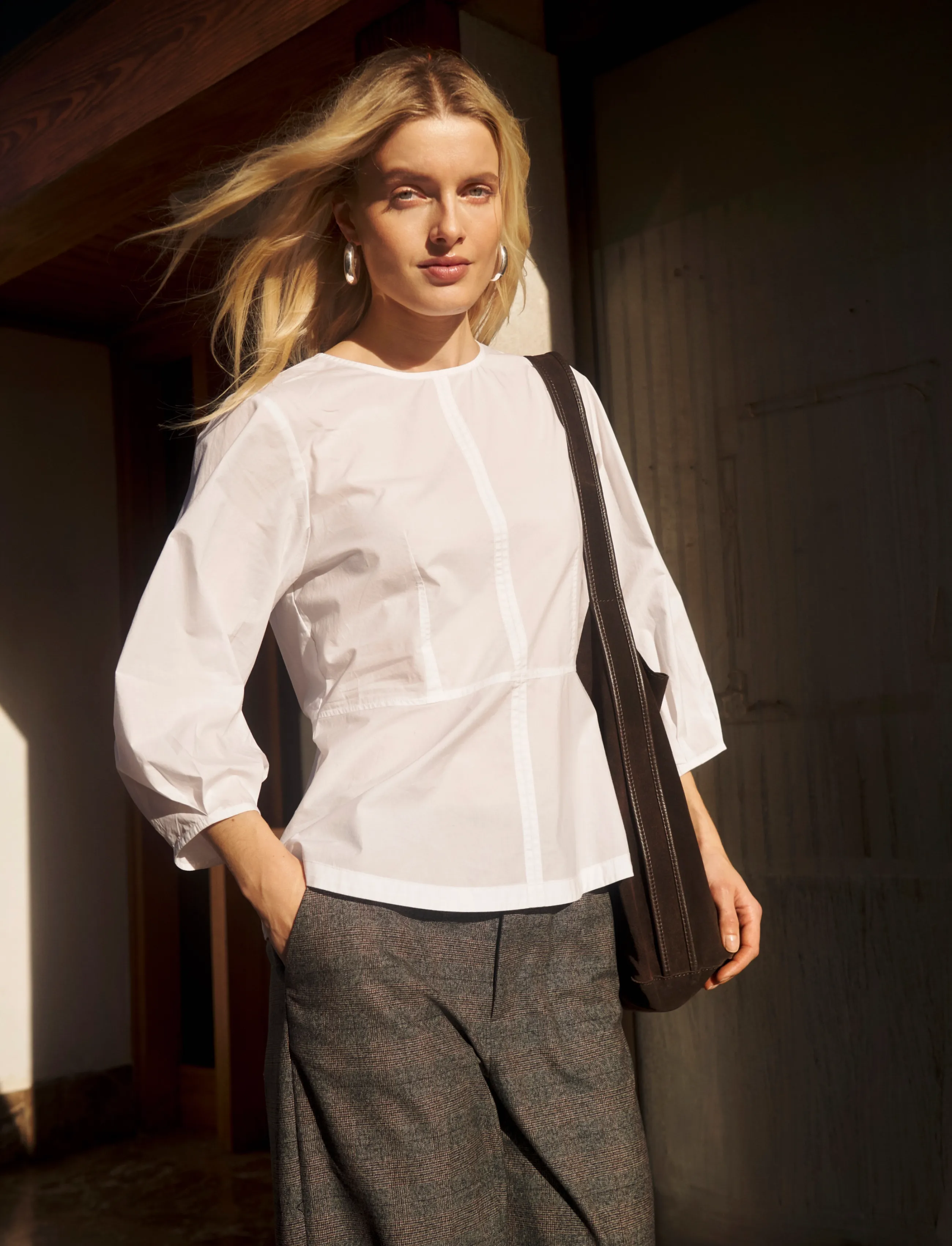 Part Two CharinaPW Blouse - Part Two - BRIGHT WHITE / white