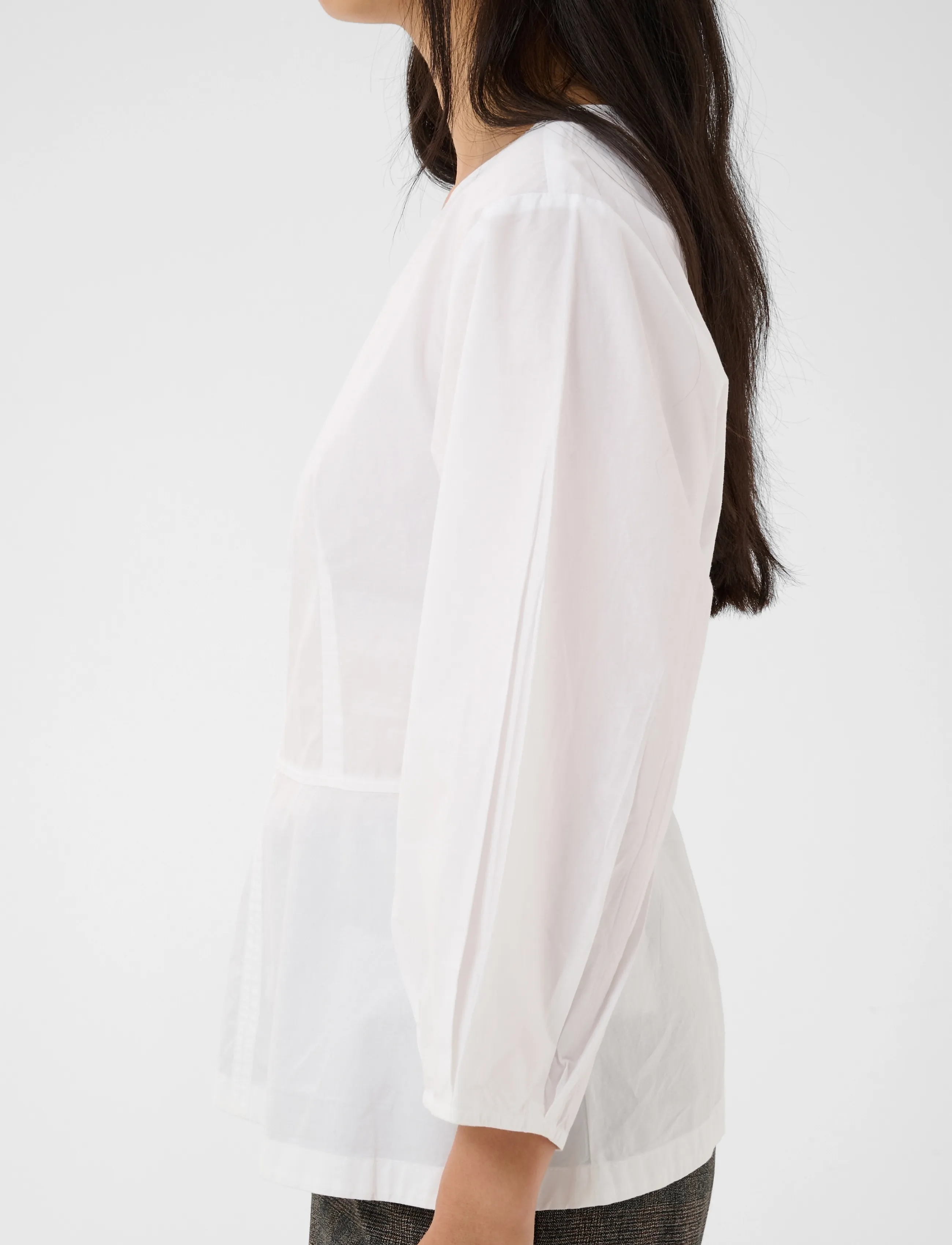 Part Two - CharinaPW Blouse - langärmelige blusen - bright white - 5
