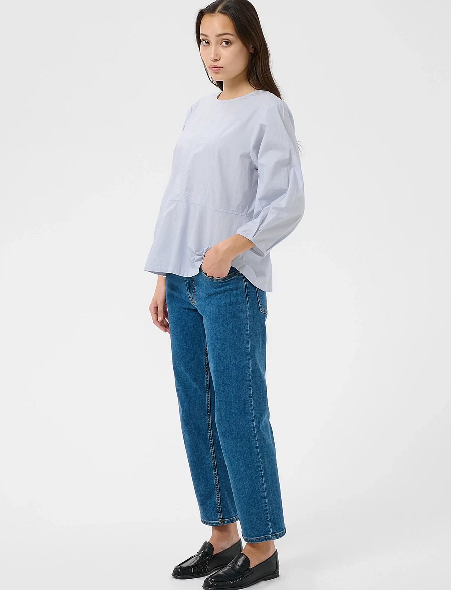 Part Two - CharinaPW Blouse - långärmade blusar - gray dawn - 0