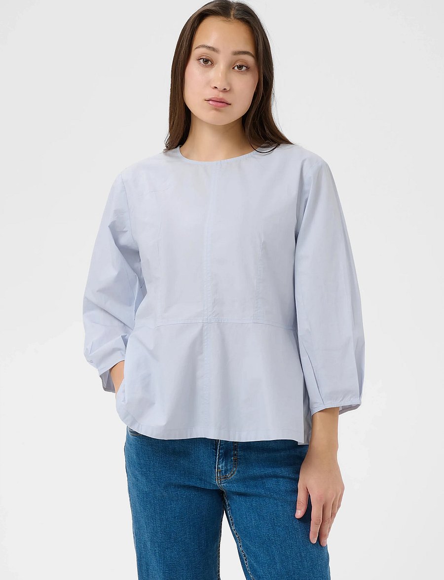 Part Two - CharinaPW Blouse - pikkade varrukatega pluusid - gray dawn - 3