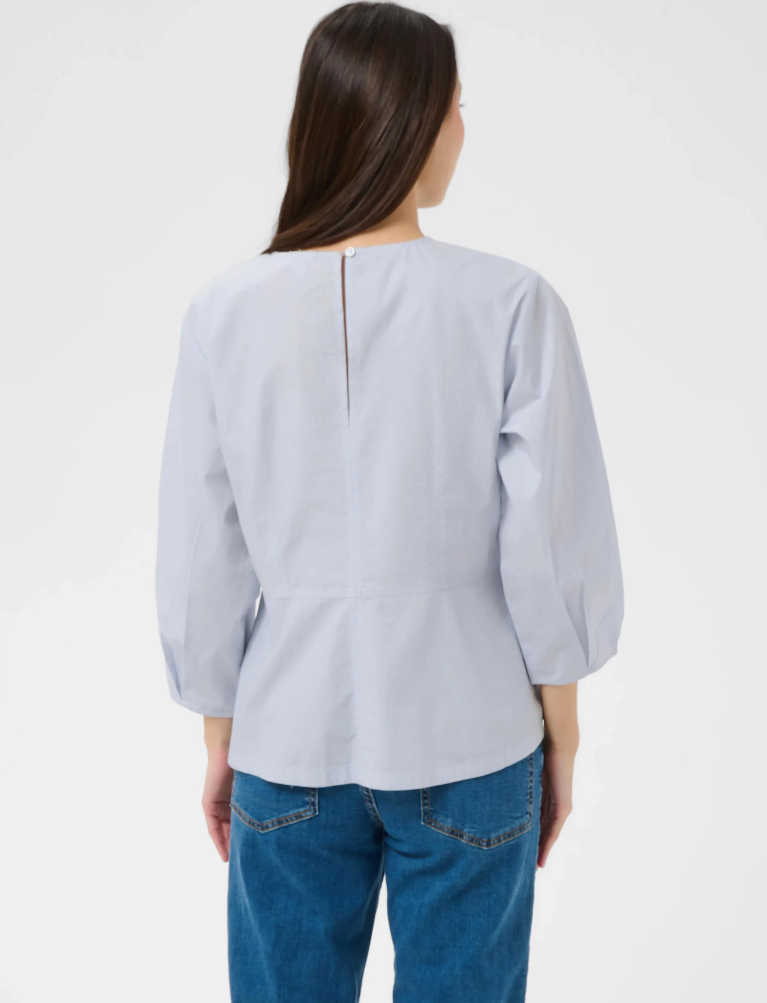 Part Two - CharinaPW Blouse - pikkade varrukatega pluusid - gray dawn - 4