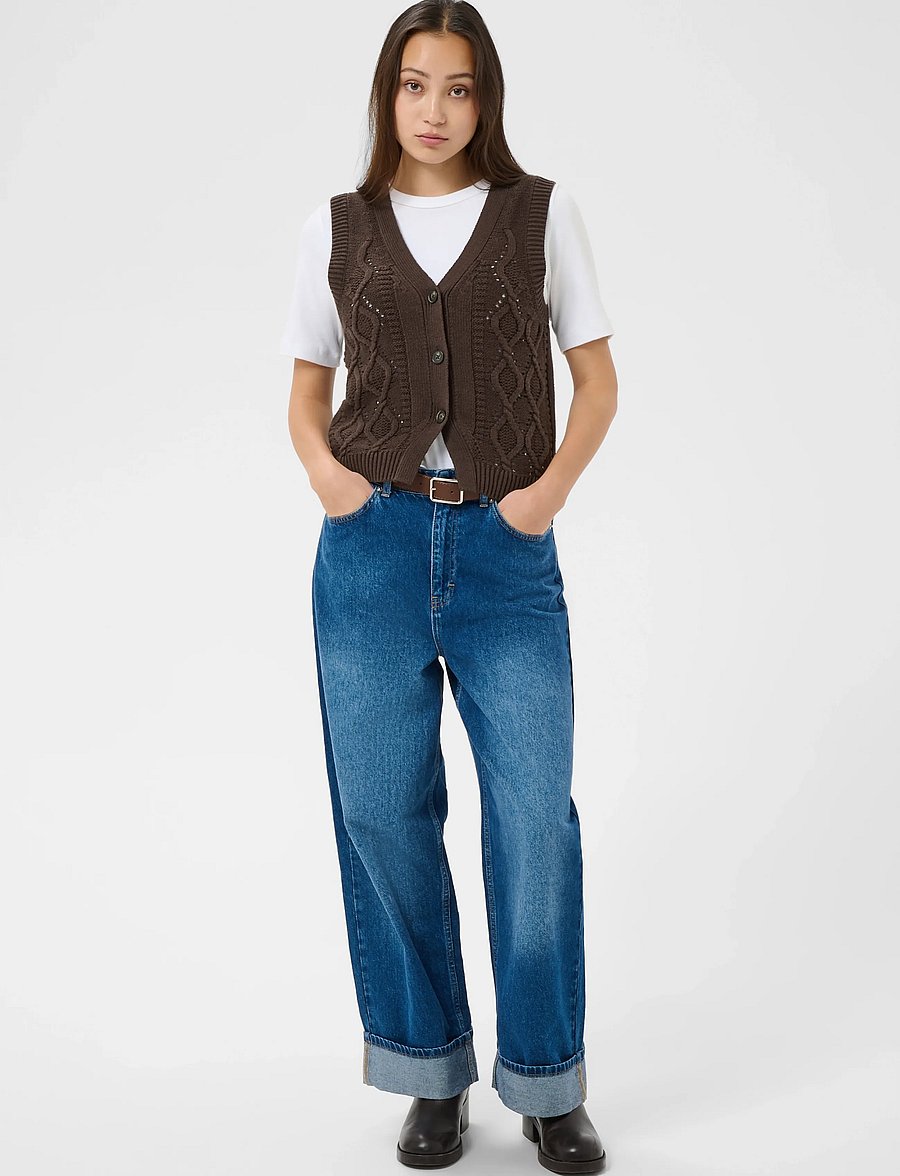 Part Two - ChristinPW Waistcoat - strikveste - mole' - 3