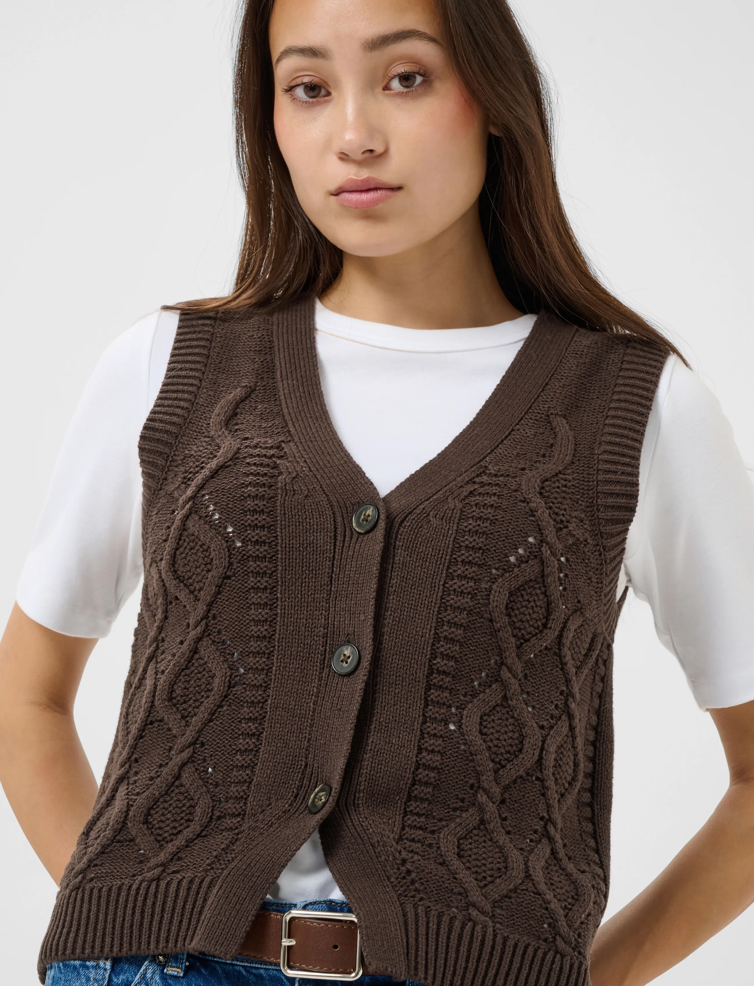 Part Two - ChristinPW Waistcoat - strikveste - mole' - 5