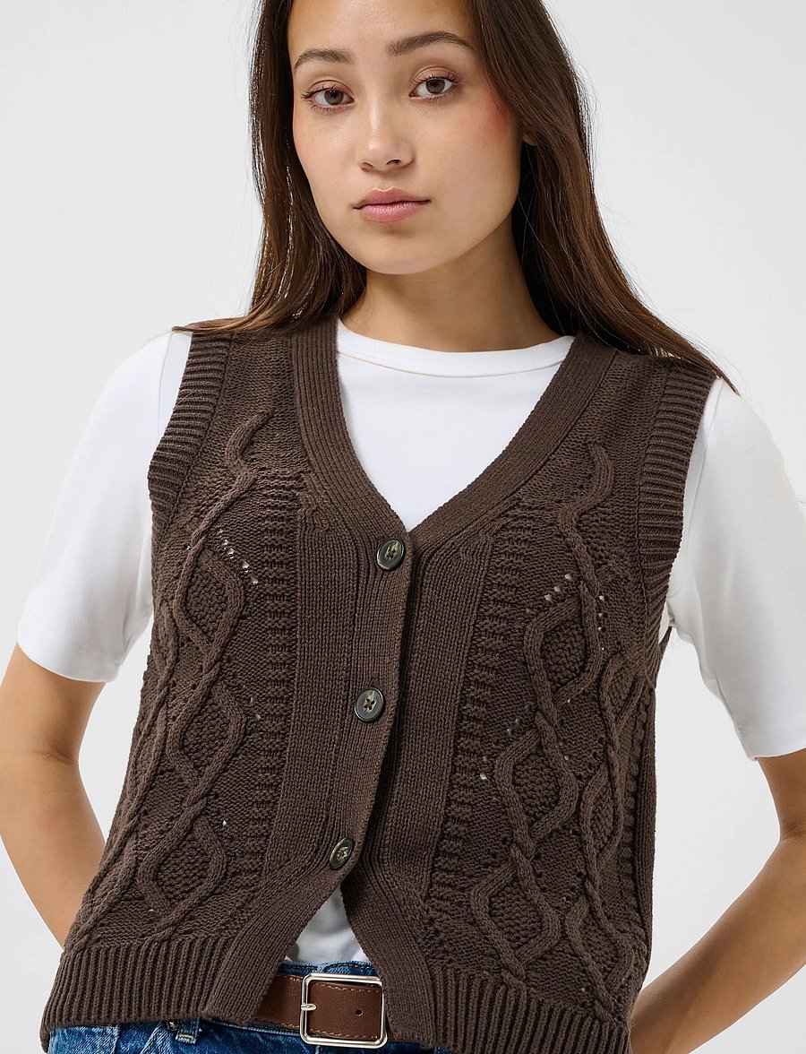 Part Two - ChristinPW Waistcoat - strikveste - mole' - 5