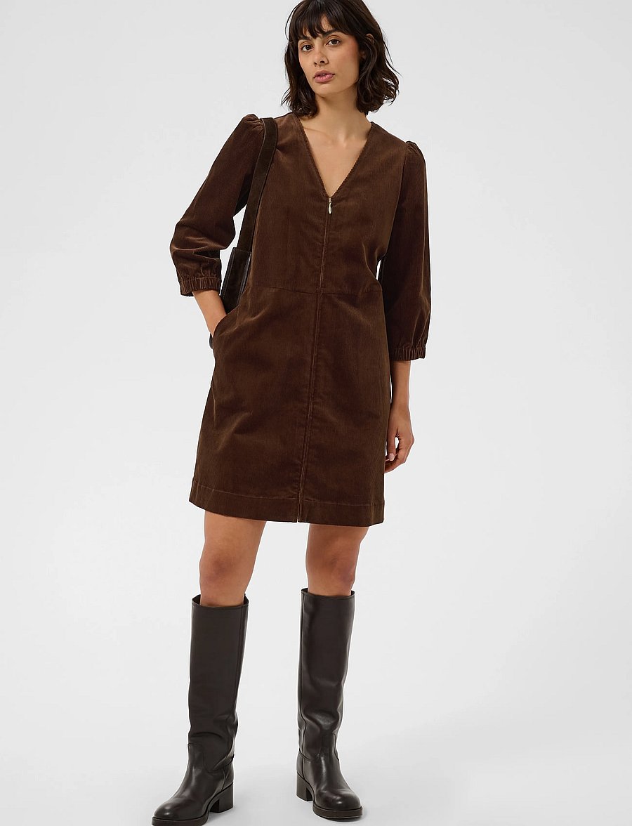 Part Two - CorinnaPW Dress - korte kjoler - downtown brown - 0