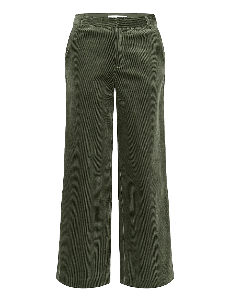 Part Two - ColumbaPW Pants - laia säärega püksid - beetle - 1