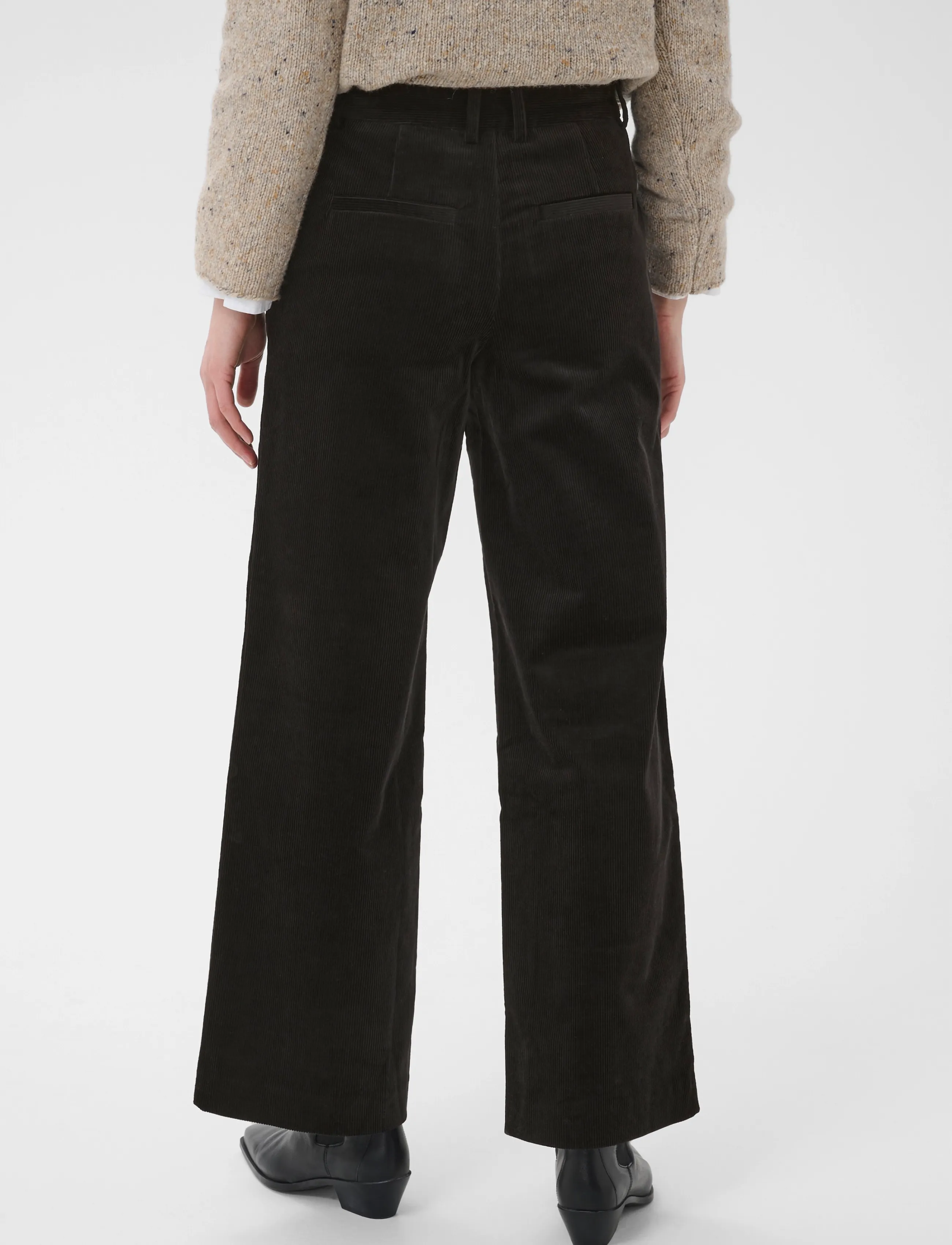 Part Two - ColumbaPW Pants - laia säärega püksid - black - 4