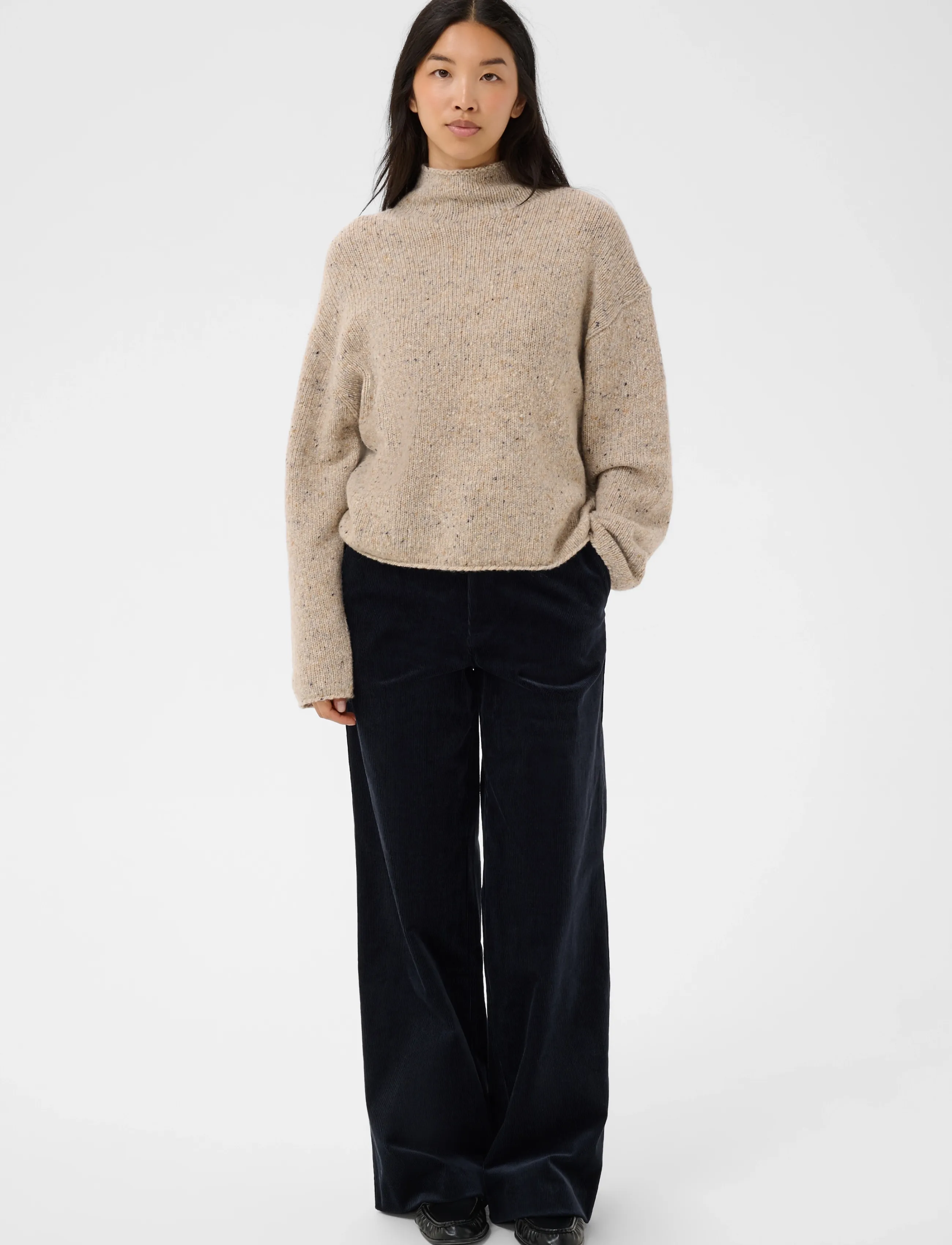 Part Two ColumbaPW Pants - Laia säärega püksid - DARK NAVY / navy