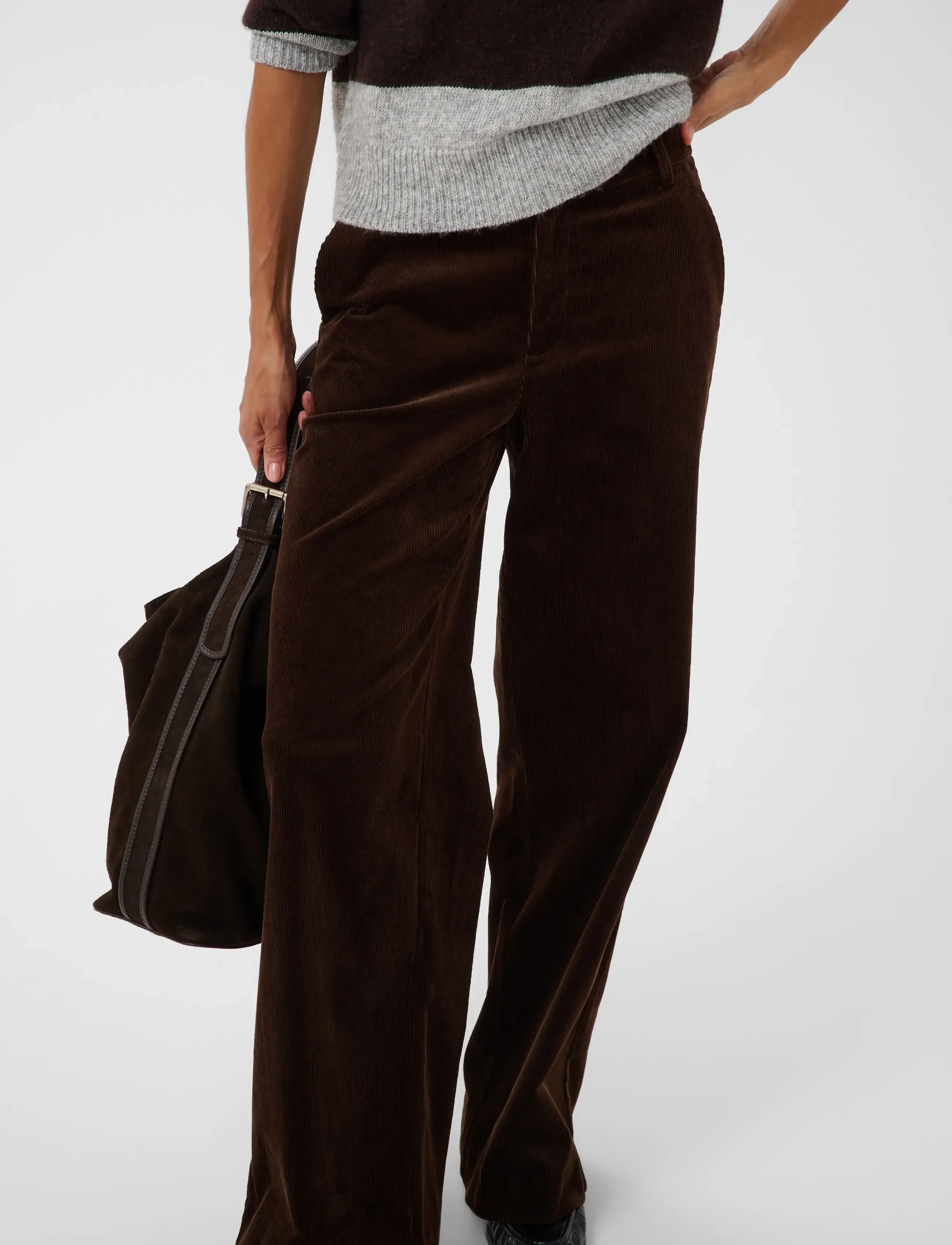 Part Two - ColumbaPW Pants - hosen mit weitem bein - mole' - 5