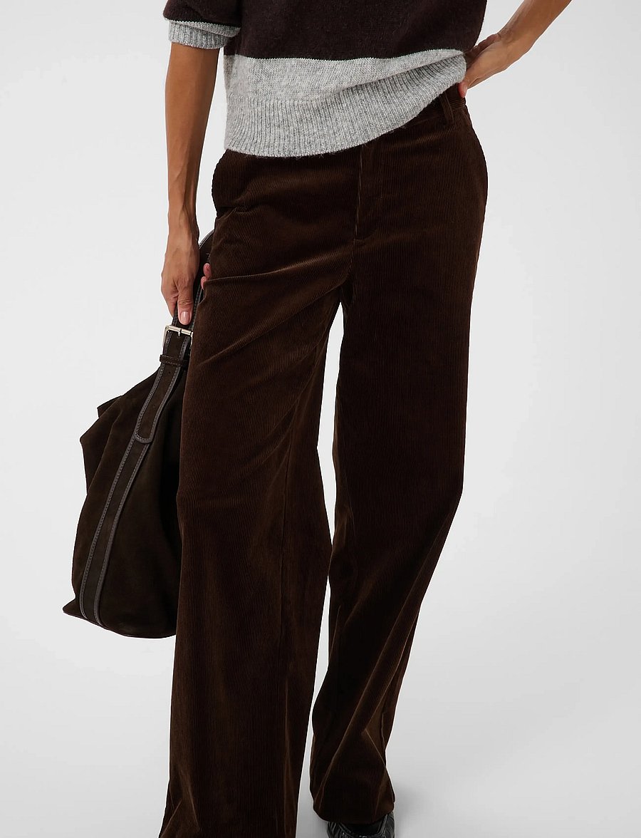 Part Two - ColumbaPW Pants - hosen mit weitem bein - mole' - 5