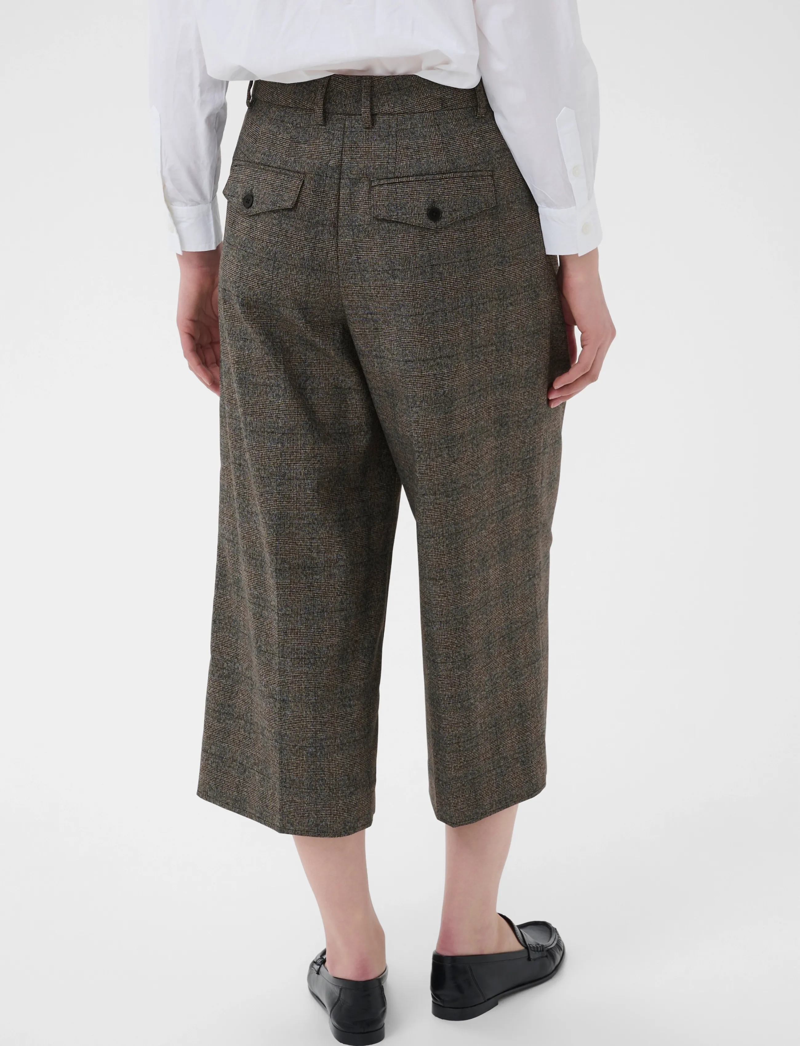 Part Two - ClementinaPW PA - culottes - black check - 4