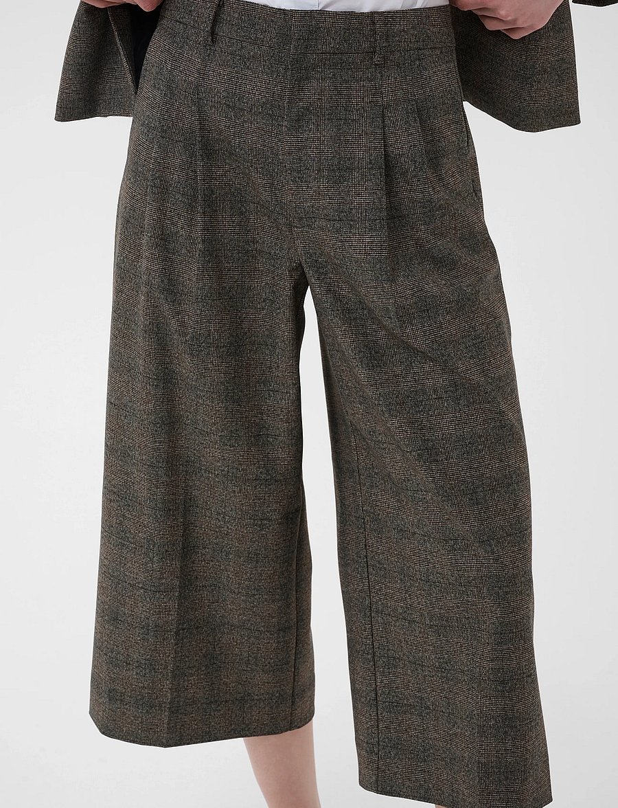 Part Two - ClementinaPW PA - culottes - black check - 5